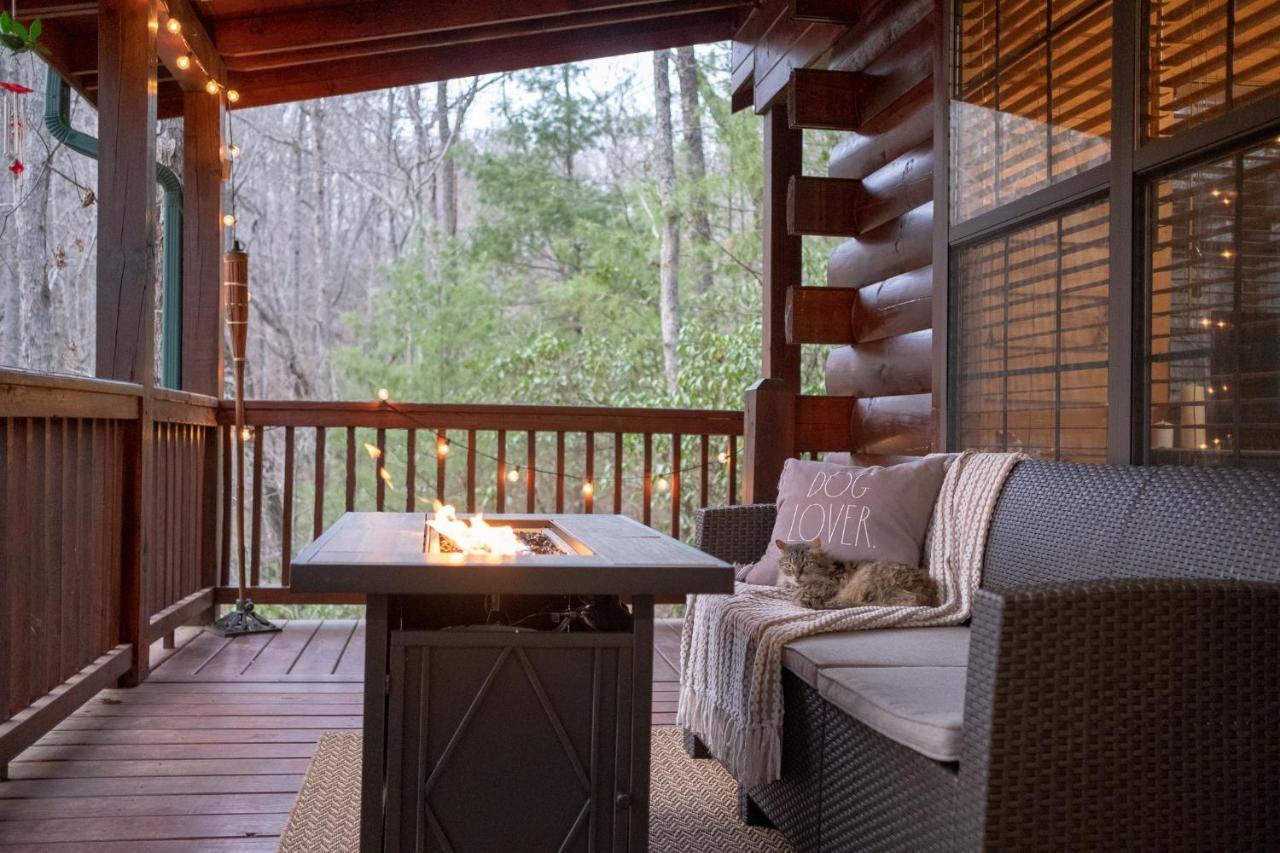 Villa Three Dog Night - Pet-Friendly Cabin With Hot Tub Blue Ridge Exterior foto